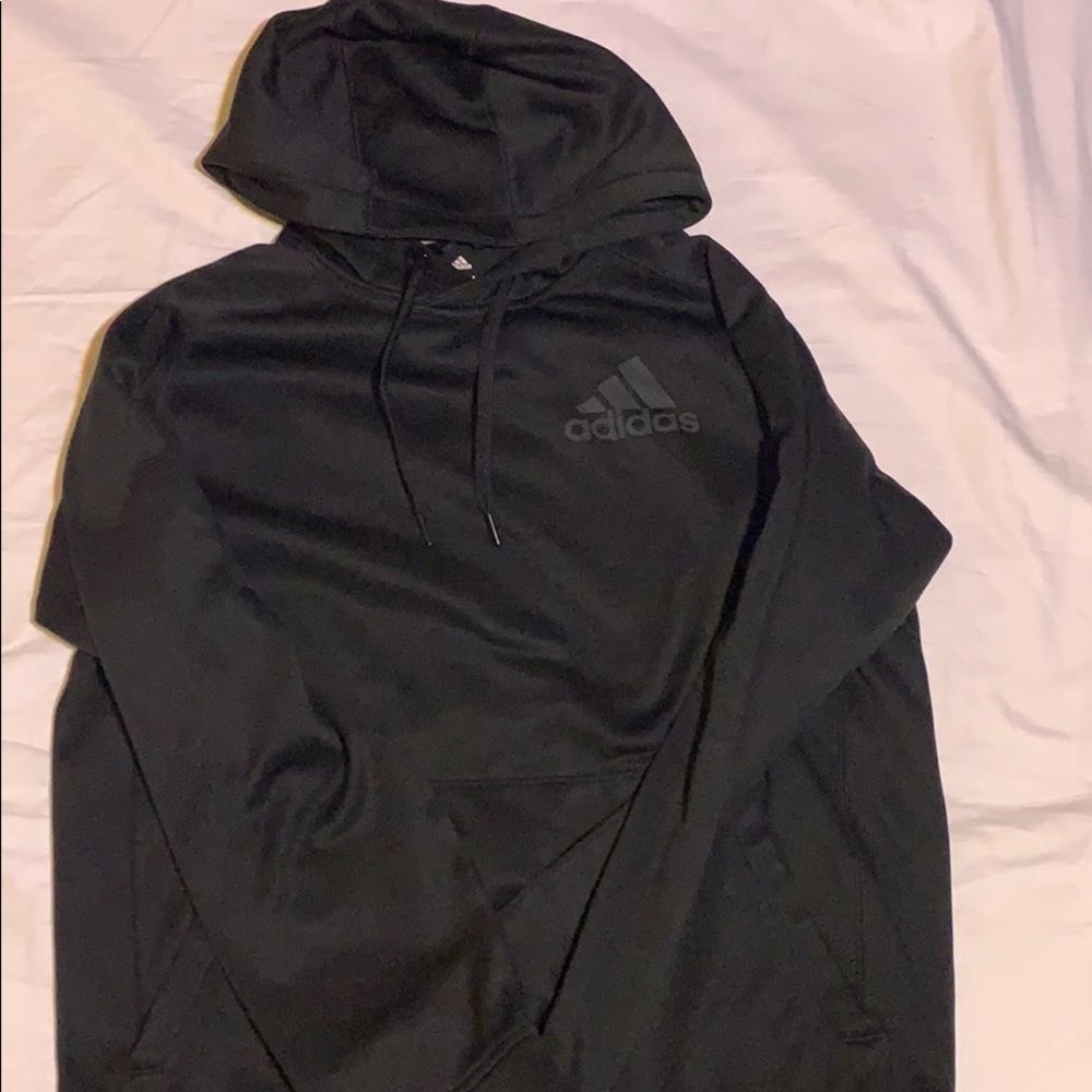 All black Adidas men’s hoodie